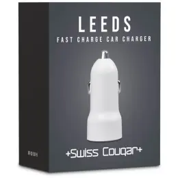 Swiss Cougar Leeds Fast Charge Car Charger Gift Box